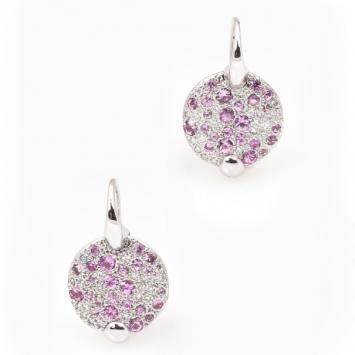 Pomellato Sabbia Pink Sapphires and Diamonds Earrings 
