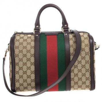 Gucci Web Original GG Canvas Boston