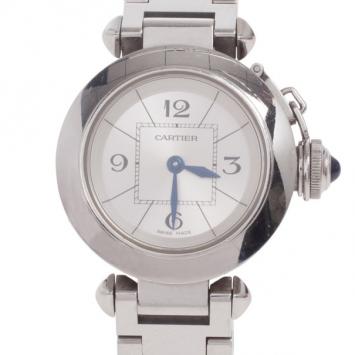 Cartier Miss Pasha SS Quartz Womens Wristwatch 27 MM