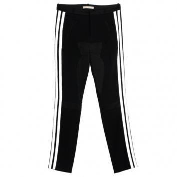 Balenciaga Black &amp; White Stretch Pants XS