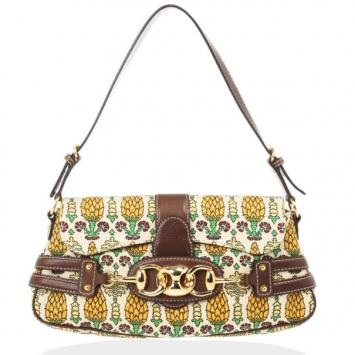 Gucci Pineapple Print Small Shoulder Bag