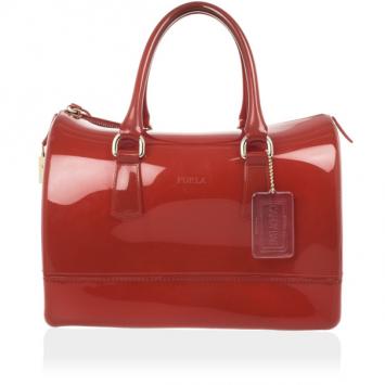 Furla Red Candy Satchel