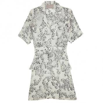 Jason Wu Lily Rorschach Printed Silk Dress S