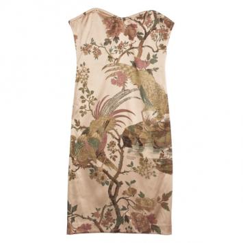 Roberto Cavalli Cocktail Strapless Dress L