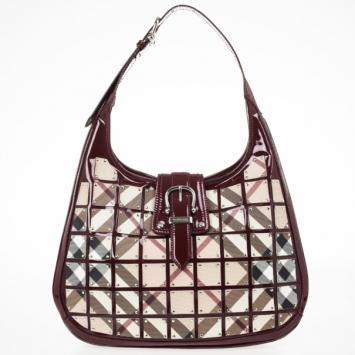 Burberry Warrior Nova Check 'Brooke' Hobo