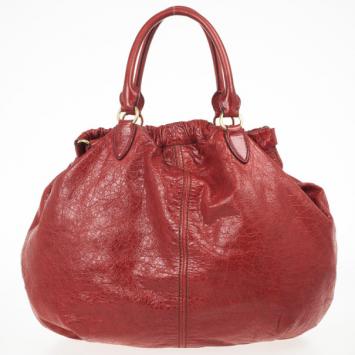 Miu Miu Red Napa Satchel