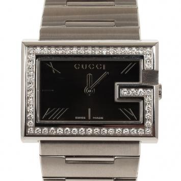 Gucci 100L Diamond SS Womens Wristwatch 30 MM