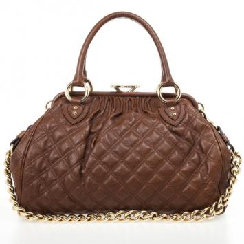 Marc Jacobs Brown Leather Stam