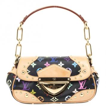 Louis Vuitton Black Multicolor Monogram Canvas Marilyn Bag