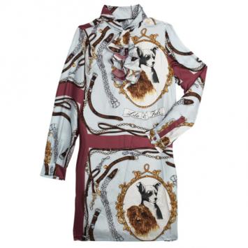 Moschino Printed Long Shirt L