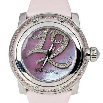 Glam Rock Miami MOP SS Leather Unisex Wristwatch 44 MM