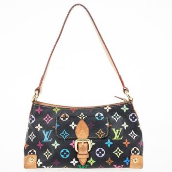 Louis Vuitton Monogram Multicolore Black Eliza Shoulder Handbag