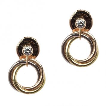 Cartier Sweet Trinity Diamond Earrings