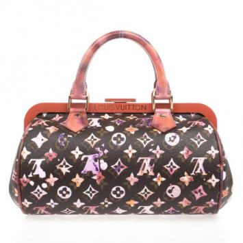 Louis Vuitton Limited Edition Richard Prince Monogram Watercolor Aquarelle Papillon Frame Bag