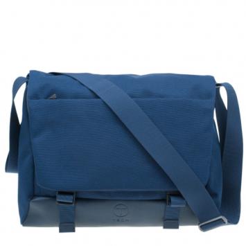 Tumi Navy Blue Nylon Slim Messenger Bag