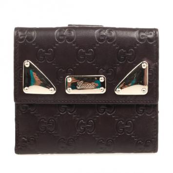 Gucci Brown Guccissima Indy Wallet