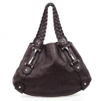 Gucci Brown Guccissima Pelham Medium Hobo