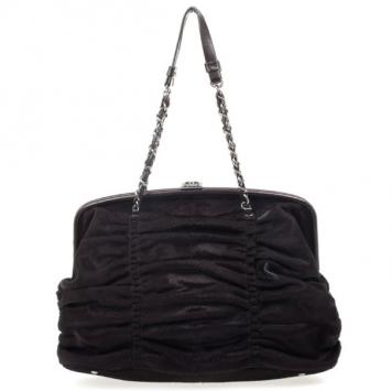 Chanel Dark Brown Pony Hair Sharpei Tote Bag