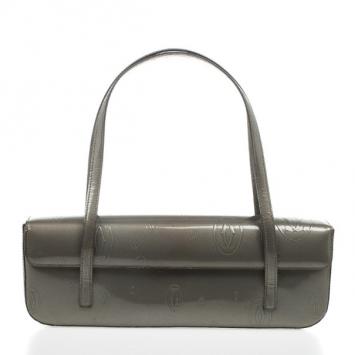 Cartier Olive Logo Cabochon Muse Shoulder Handbag