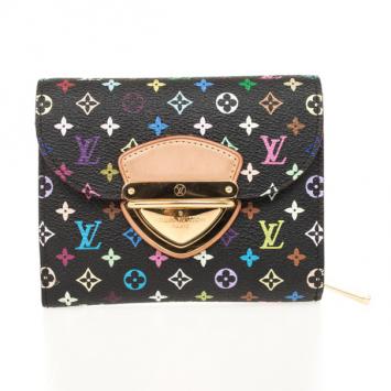 Louis Vuitton Black/Grenade Multicolor Koala Wallet