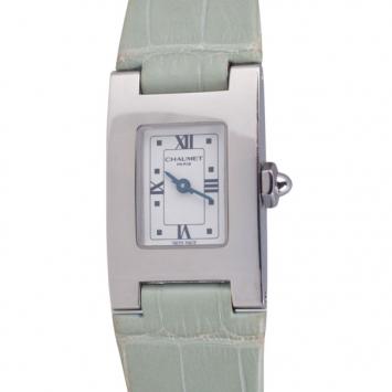 Chaumet Green SS Classic Womens Wristwatch 20 MM
