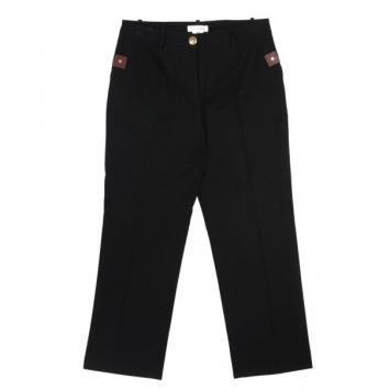 Celine Black Cropped Trousers M