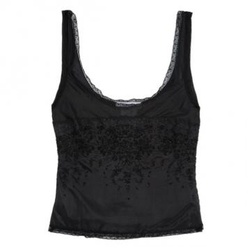 Dior Black Lace Camisole M