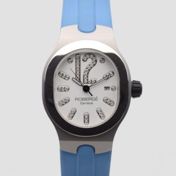 Robergé Altair Titanium SS Blue Womens Wristwatch 30 MM 