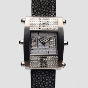 Robergé Grey Carina Stainless Steel Womens Wristwatch 30 MM 