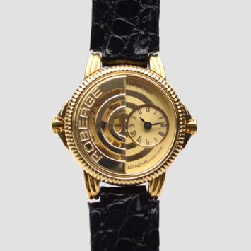 Robergé Castor 18 K Yellow Gold Womens Wristwatch 30 MM 