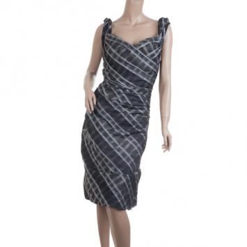 Vivienne Westwood Red Label Grey Taffeta Corset Dress M