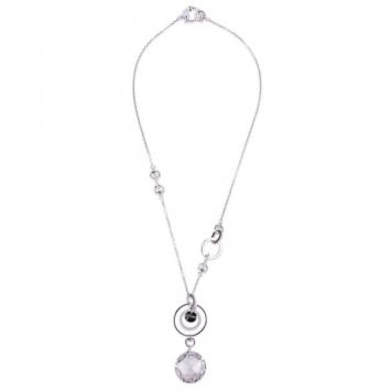 Gucci Crystal 18 K White Gold Diamond Necklace