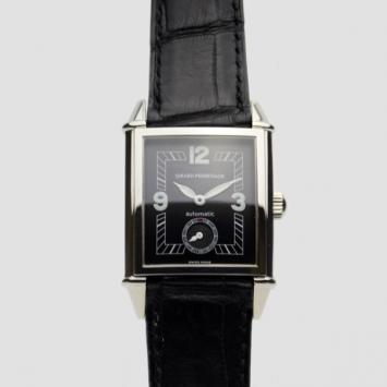 Pre Owned Girard Perregaux Black Vintage 1945 SS Automatic Mens Wristwatch 30 MM