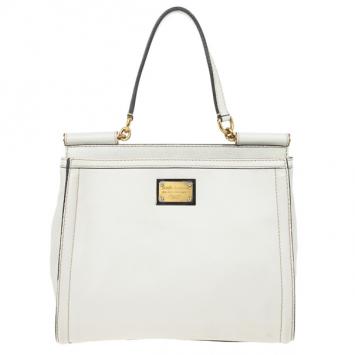 Dolce and Gabbana Miss Sicily East-West Shopper Satchel