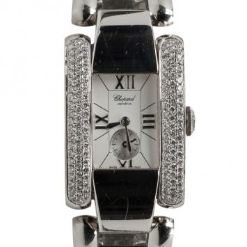 Chopard White Stainless Steel La Strada Womens Wristwatch 23.5MM