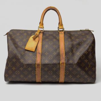 Pre Owned Louis Vuitton Monogram Keepall 45