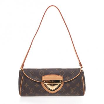 Louis Vuitton Monogram Canvas Beverly Clutch Bag