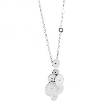 Bvlgari 18 K White Gold Large Cicladi Necklace 