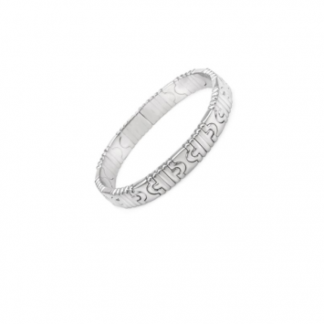 Bvlgari 18 K White Gold Parentesi Bracelet