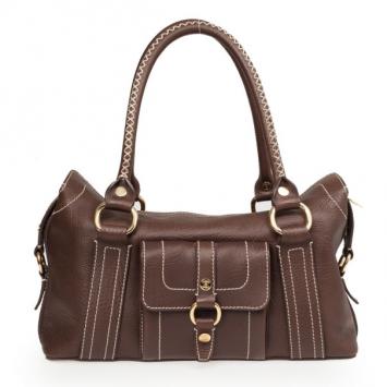 Celine Brown Leather Classic Tote