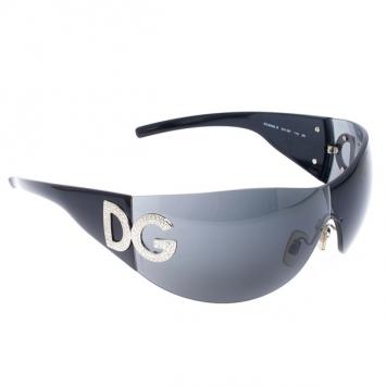 Dolce And Gabbana Black Shield Womens Sunglasses