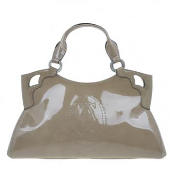Cartier Beige Patent Small Marcello de Cartier Bag