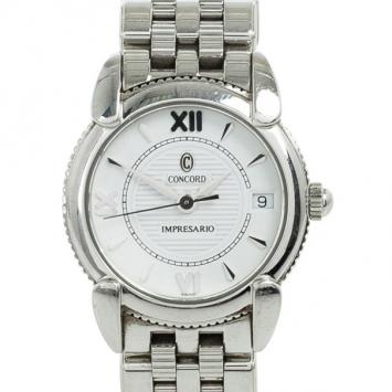 Concord Impresario Stainless Steel Womens Wristwatch 25 MM