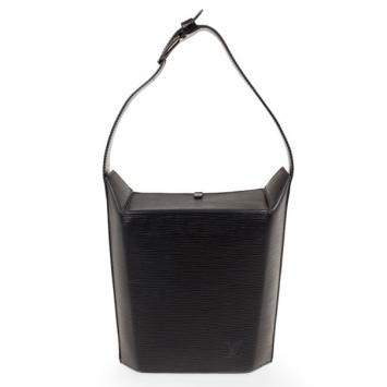 Louis Vuitton Sac Seau Black Epi Leather Shoulder Bag