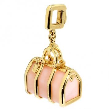 Louis Vuitton 18 K Yellow Gold Keepall Charm Pendant