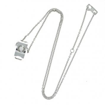Louis Vuitton Empreinte 18 K White Gold Necklace 