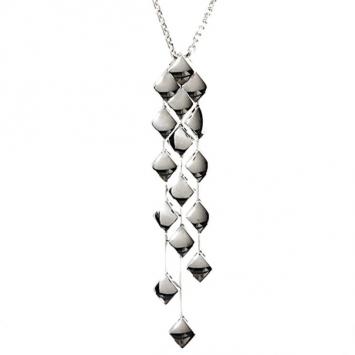 Chanel Matelasse 18 K White Gold Necklace