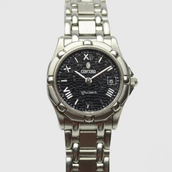 Concord Saratoga Stainless Steel Womens Wristwatch 24 MM