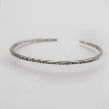 Damiani 18 K White Gold Diamond Bracelet 