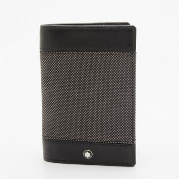 Pre Owned Montblanc Meisterstuck Canvas Business Card Holder